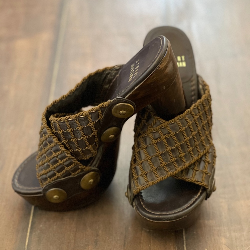 Stuart Weitzman leather Sandals 5.5